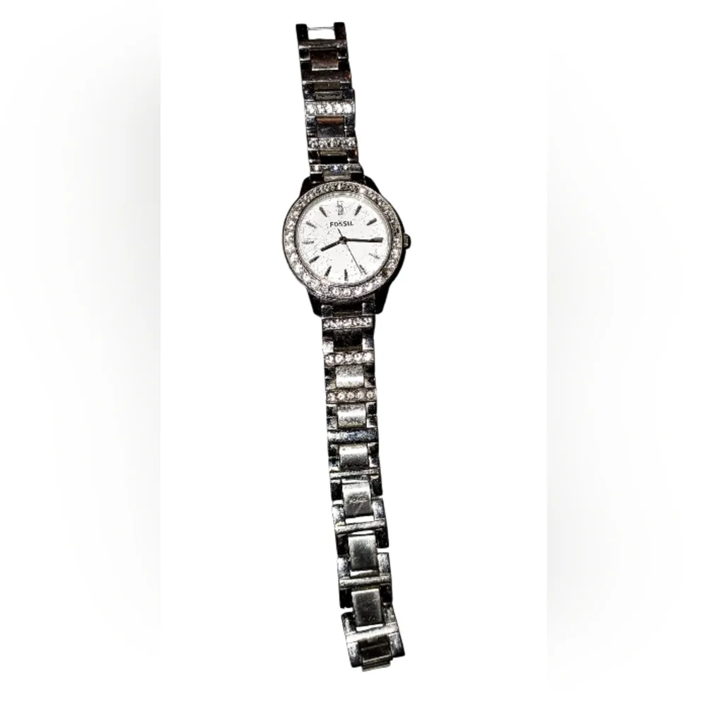 Fossil Jesse ES2362 Womens Stainless Steel Silver Analog Dial Quartz